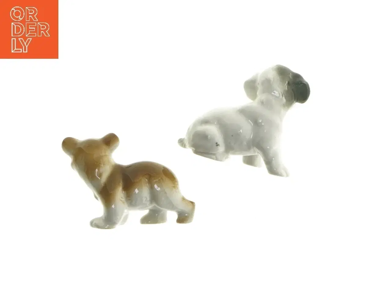 Billede 2 - Keramik hundefigurer (str. 10x6,5 cm)