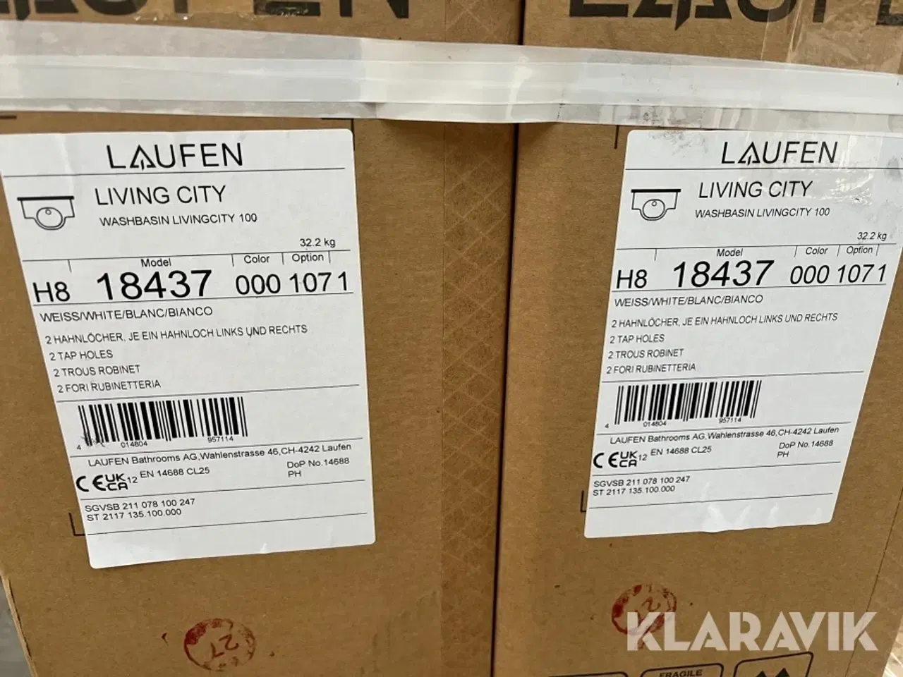 Billede 4 - Håndvaske og badmøbler Laufen Og Jika - 2 paller