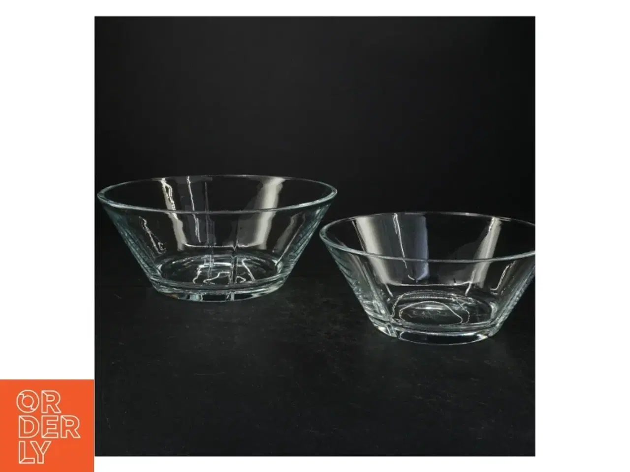 Billede 1 - Glas skåle fra Rosendahl (str. 24. cm. 19,5 cm)