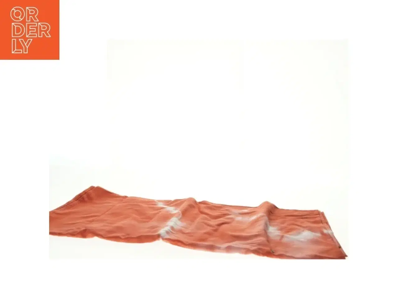 Billede 2 - Orange batik mønstret dug (str. 120 x 134 cm)