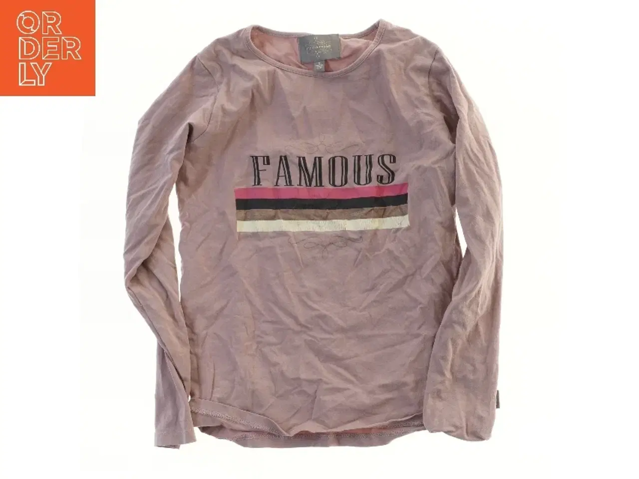 Billede 1 - Langærmet T-shirt med print fra Creamie (str. 128)