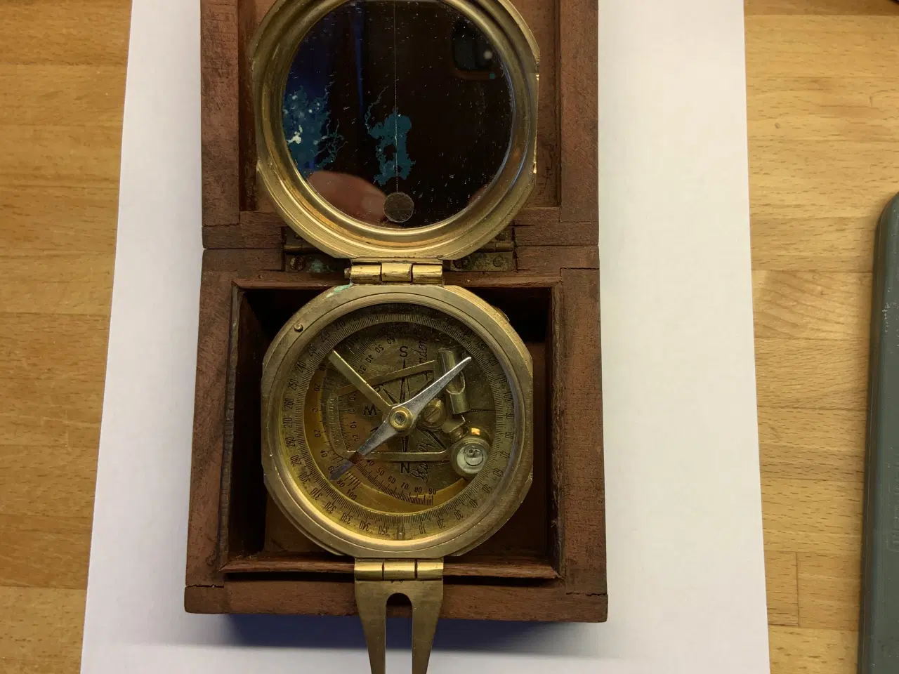 Billede 1 -  Antik Maritimt kompas