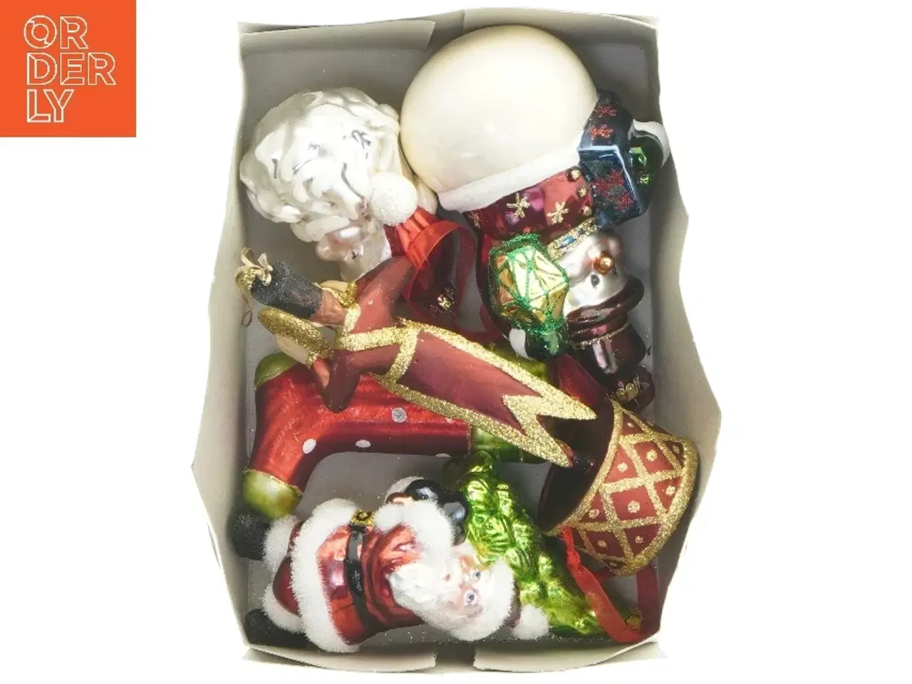 Billede 2 - Engelsk julepynt i glas (str. 10 cm)