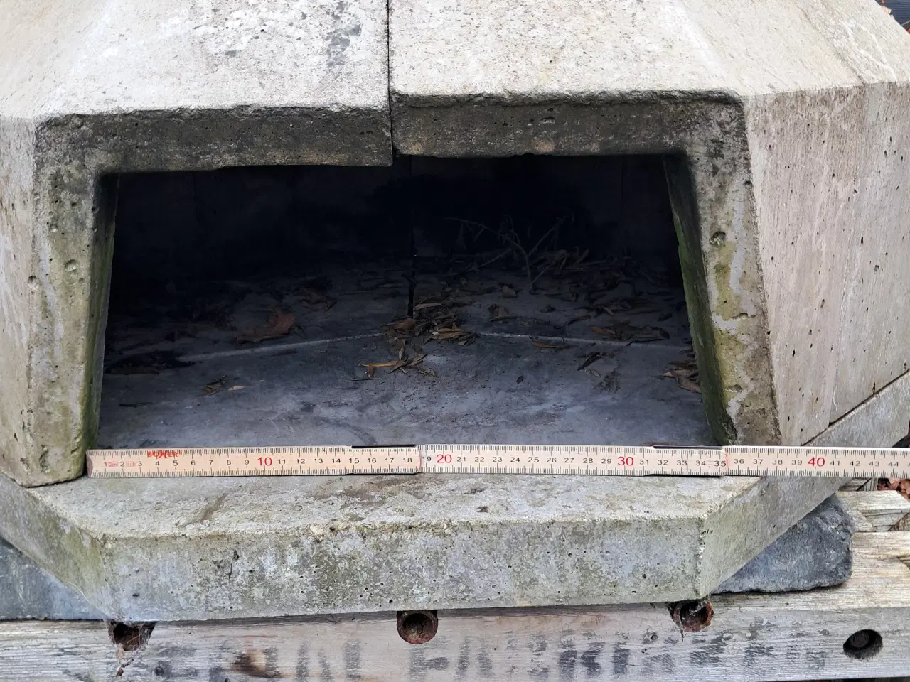 Billede 3 - Pizzaovn brændefyret. Kan indmures