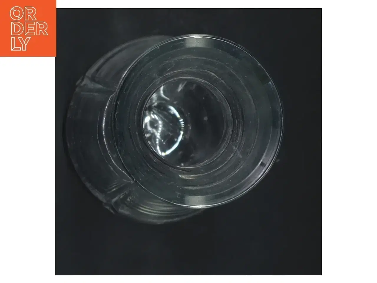 Billede 3 - Glas karaffel med metalring fra Rosendahl (str. 25x11,5 cm)