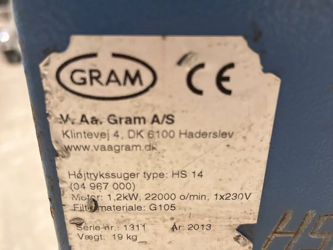 Billede 2 - Gram punktudsugning 