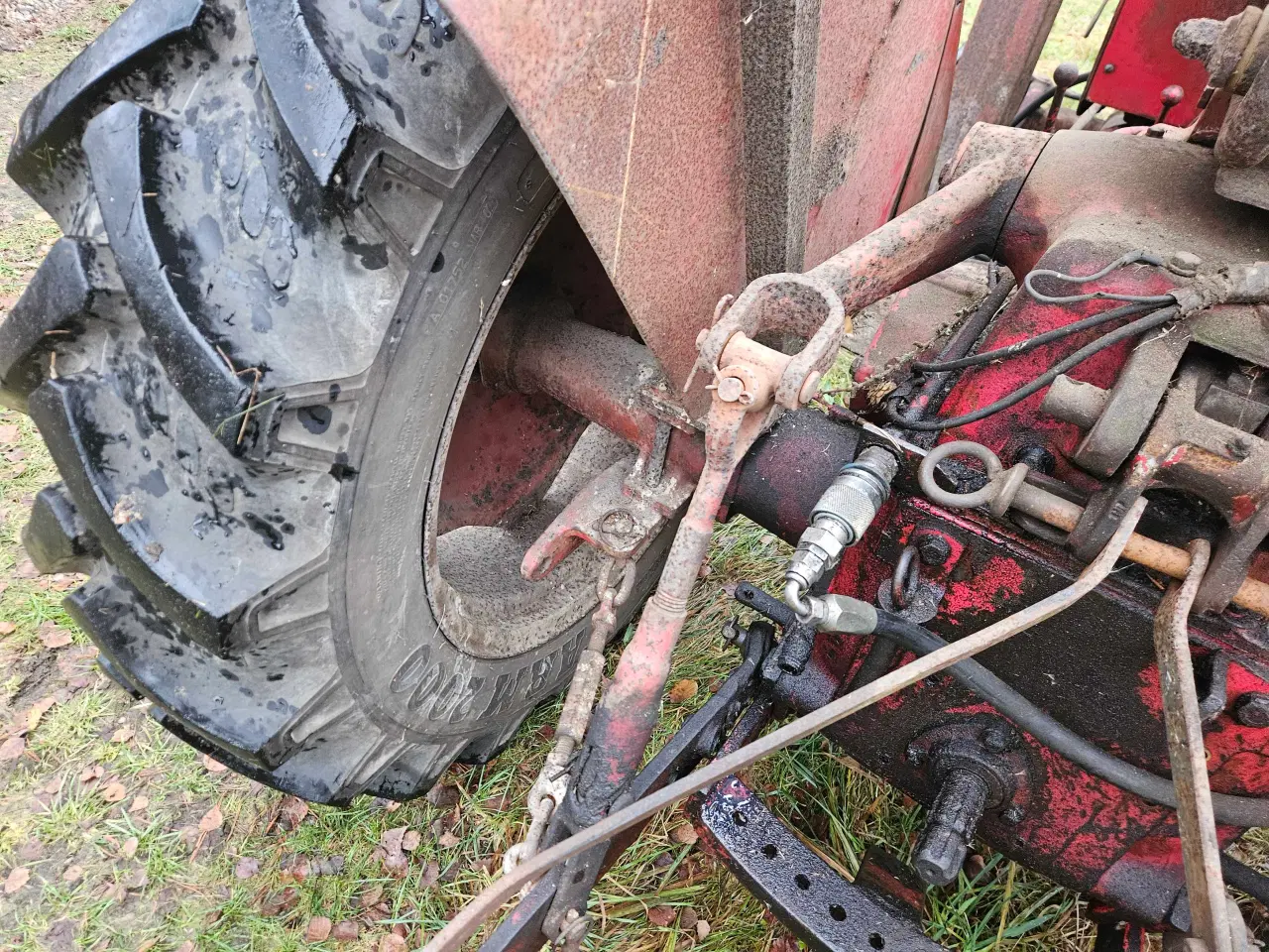 Billede 7 - IH B 414 traktor med frontlæsser