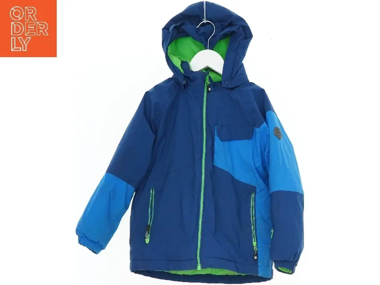 Billede 1 - Børne vinterjakke med hætte fra Color Kids (str. 116)