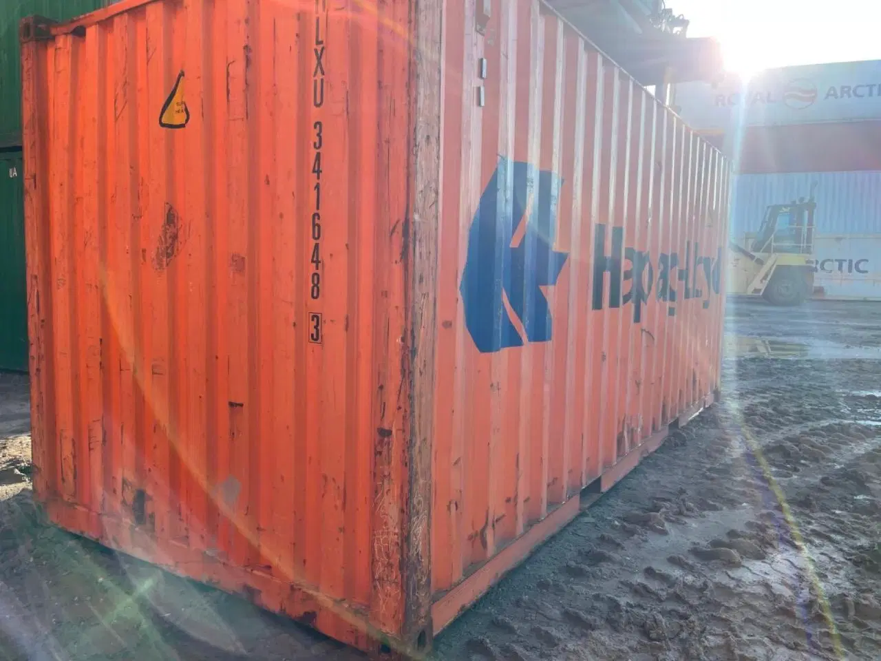 Billede 4 - 20 fods container ( Sjælland ) - ID: HLXU 341648-3