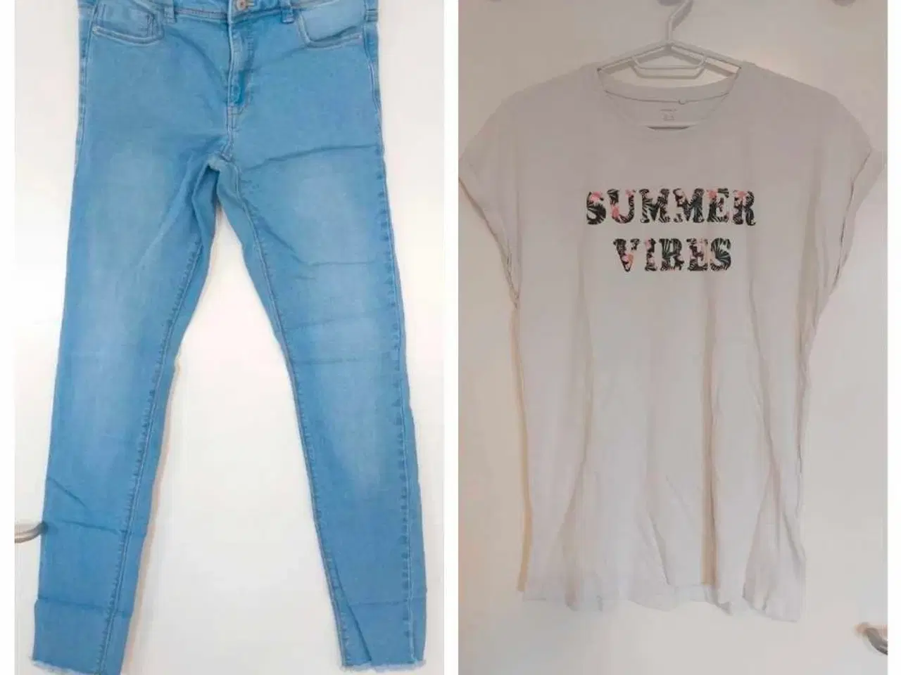 Billede 1 - 170, Jeans + T-shirt 