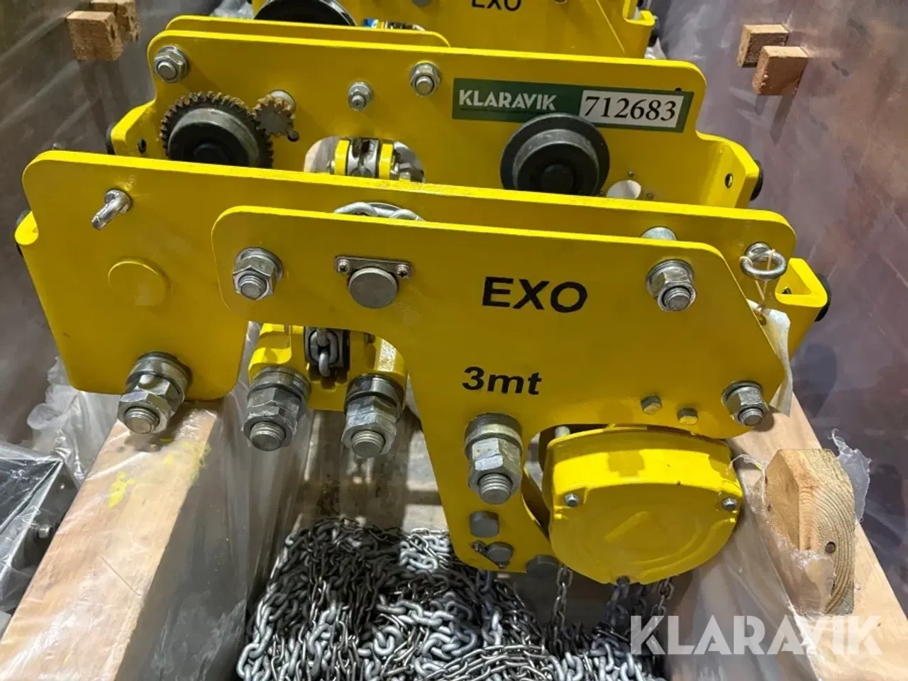 Billede 8 - Løbekat med talje Exo 3 tons - med side og endeforskydning