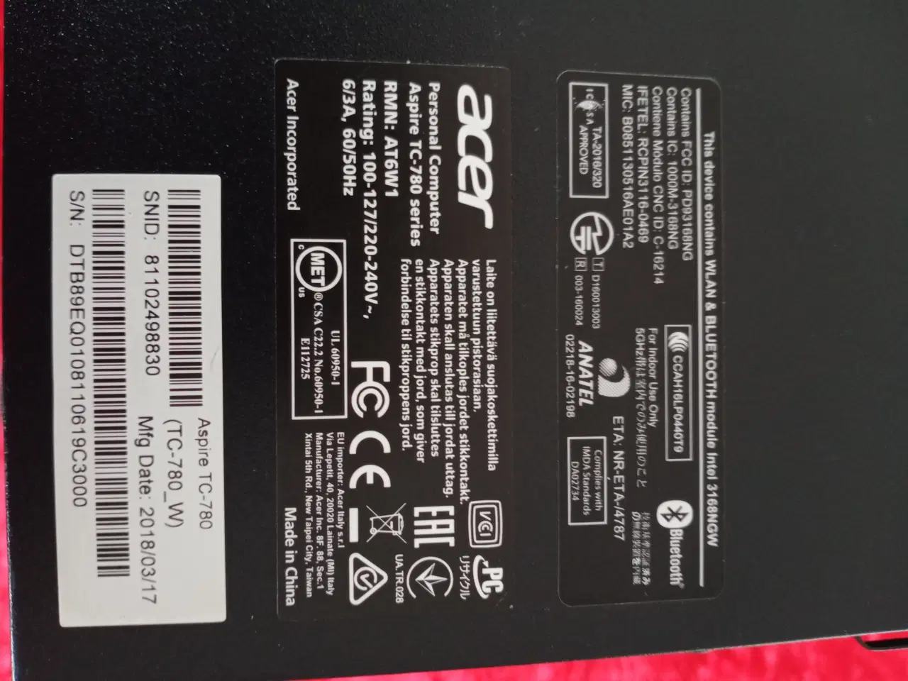 Billede 5 - Flot acer kabinet med psu