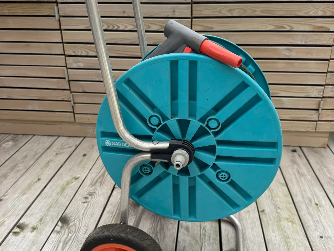 Billede 3 - Gardena slangevogn / slangeopruller med 25m slange