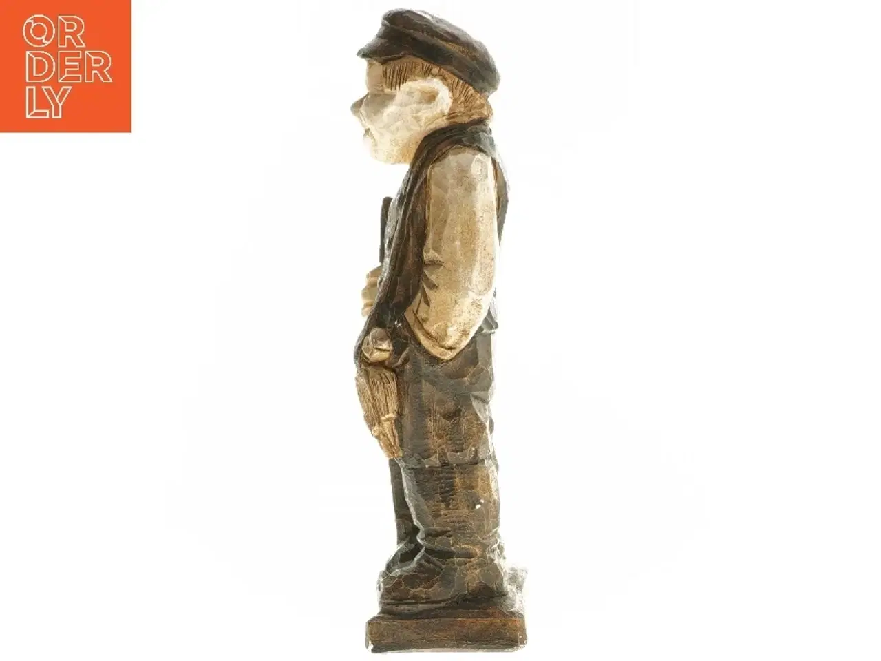 Billede 2 - Træfigur af arbejder (str. 24,5 cm)