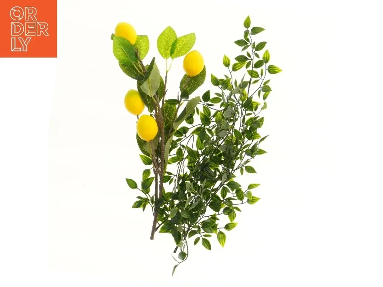 Billede 1 - Kunstig citron gren (str. ca 45 cm)