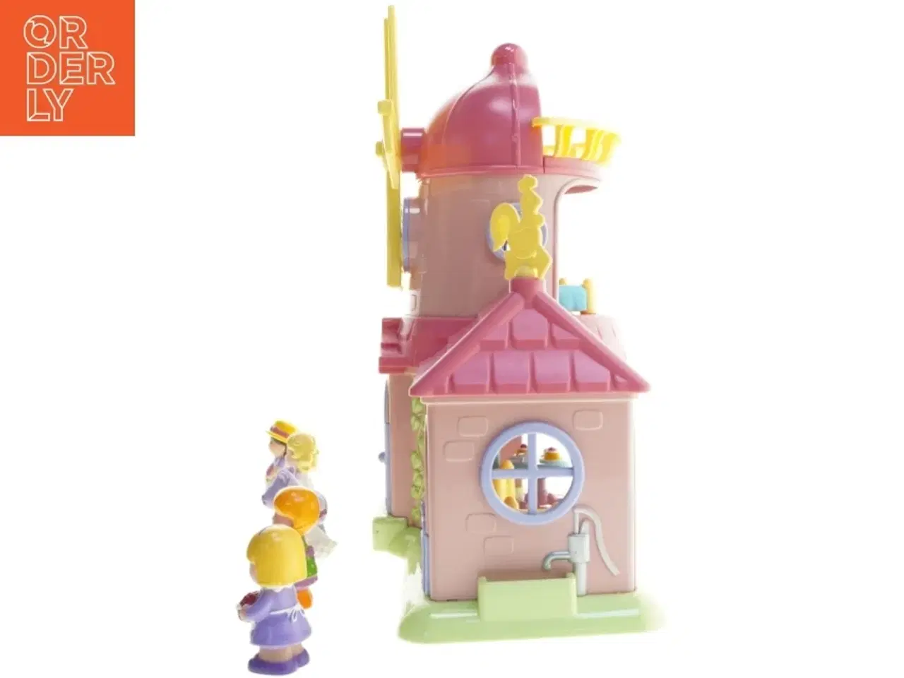 Billede 4 - Legehus med figurer fra Play 2 Learn (str. 35x36 cm)