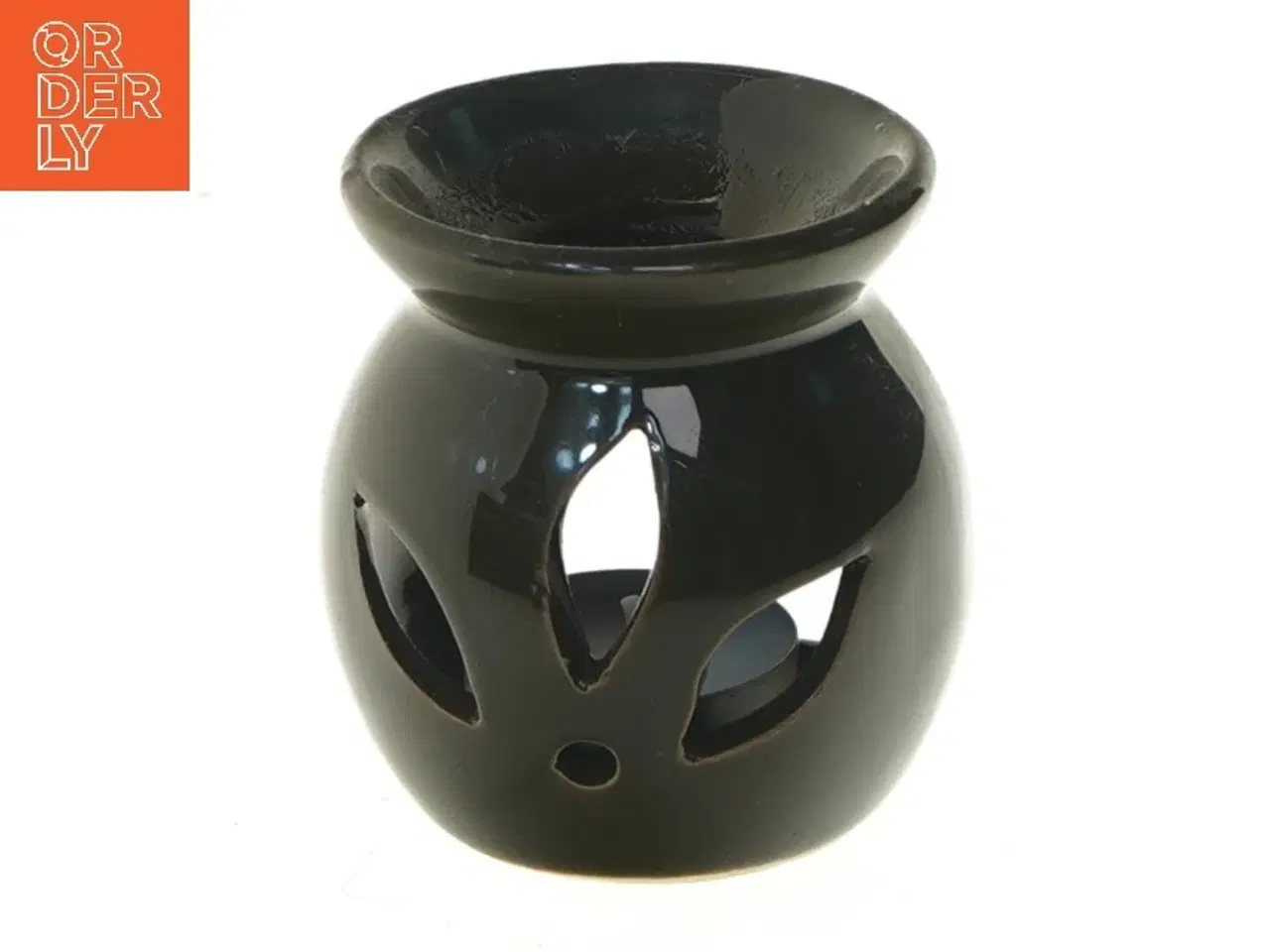 Billede 1 - Lille olielampe i keramik (str. 8 cm)