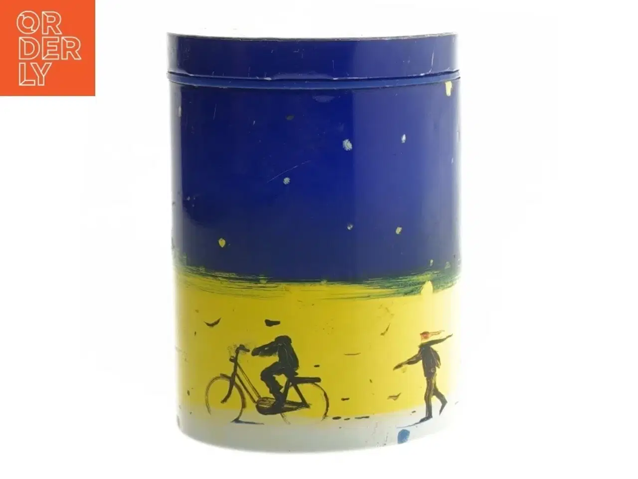 Billede 1 - Dekorativ opbevaringsdåse fra Irma (str. Ø. 11,5 cm. længde, 15 cm)