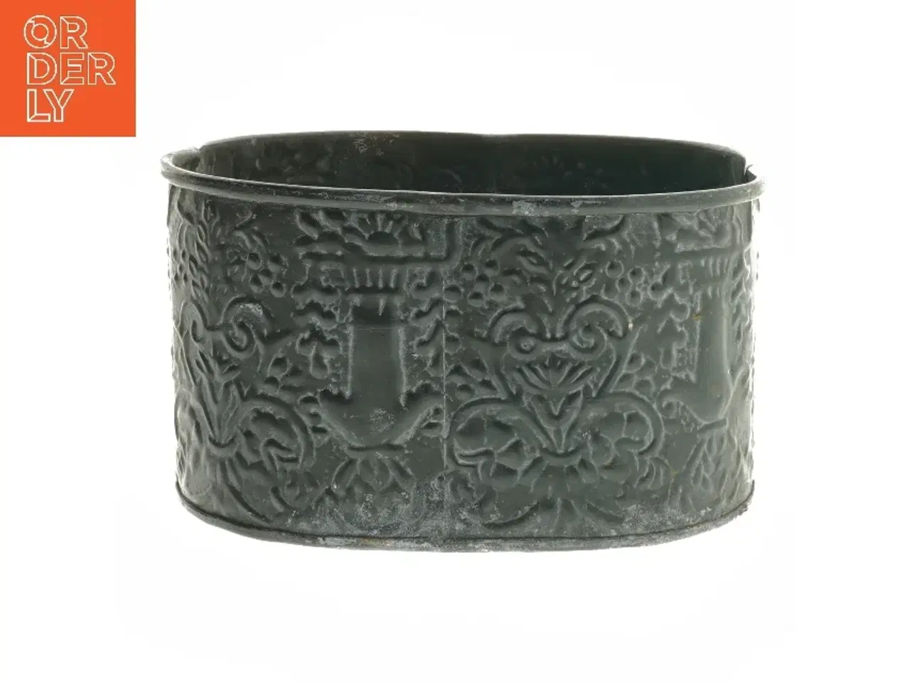 Billede 1 - Dekorativ metalpotte fra Lene Bjerre (str. 12x20x20 cm)