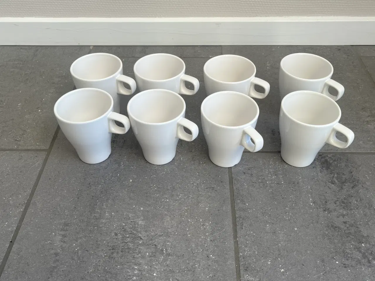 Billede 2 - 8 stk hvide IKEA krus