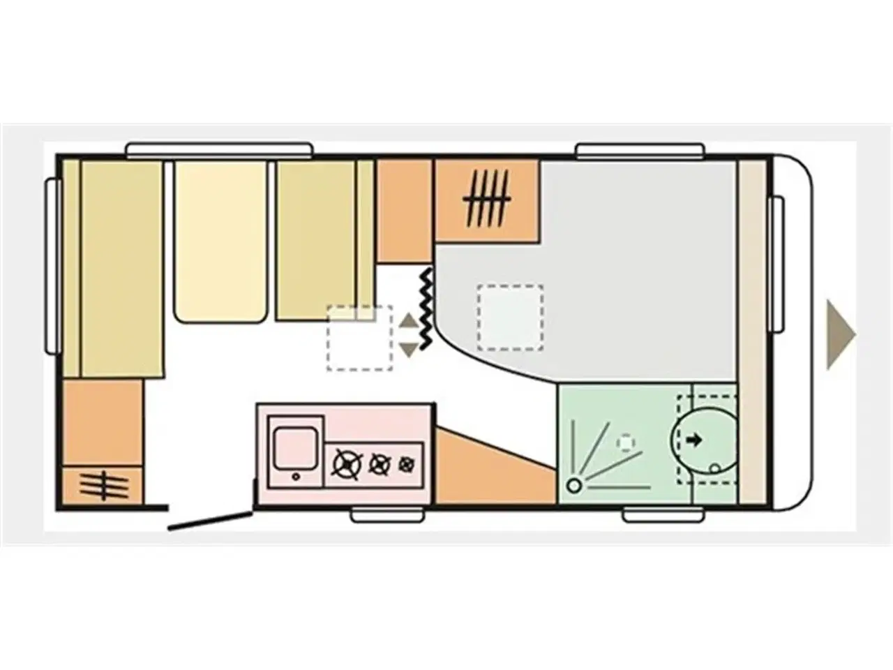Billede 4 - 2024 - Adria Altea 432 PX   Adria Altea 432 PX 2024 - Kommer snart hos Camping-Specialisten.dk