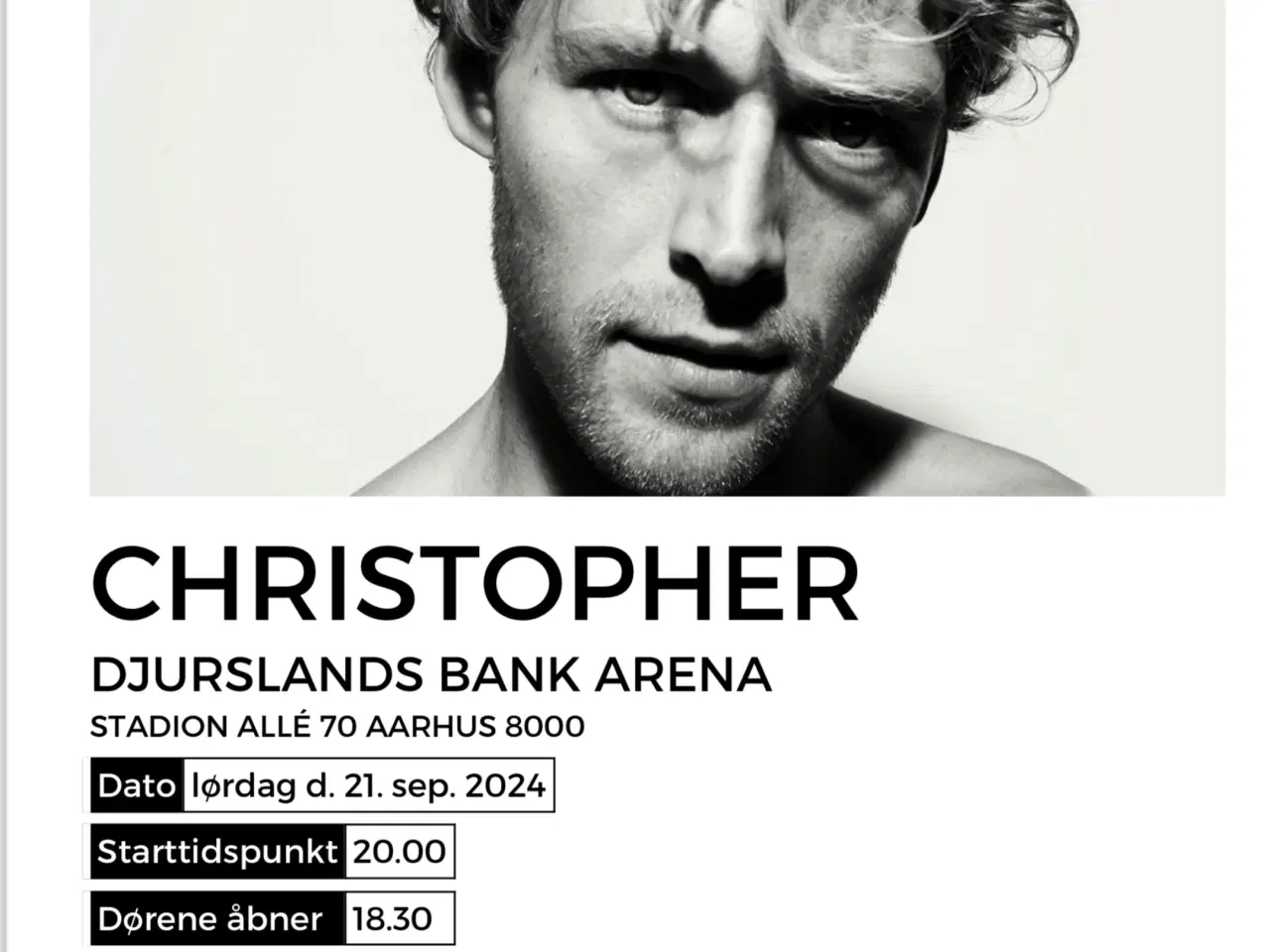 Billede 1 - Christopher - koncertbillet