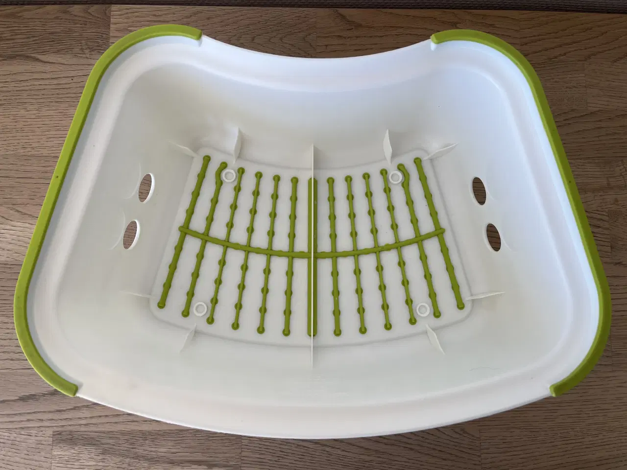 Billede 7 - Skridsikker badeværelsesskammel hvid/grøn