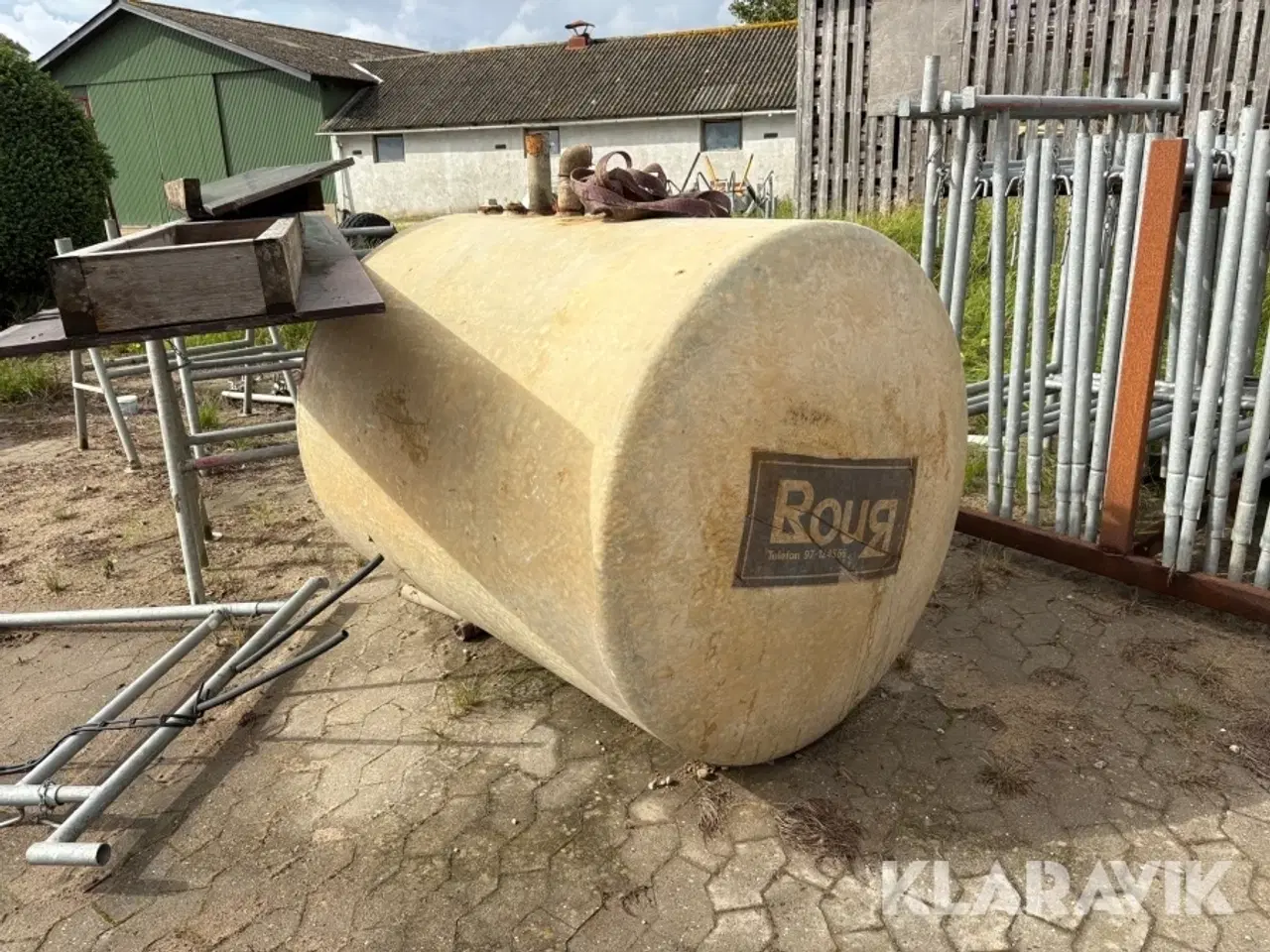 Billede 3 - Olietank Roug glasfiber, 1200L