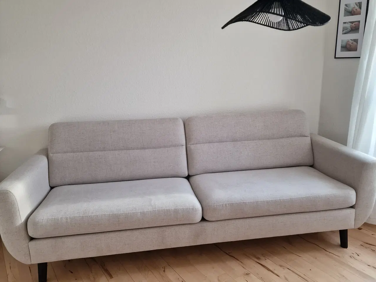 Billede 1 - Arizona 2 og 3 personers sofa m. Puf i beige 