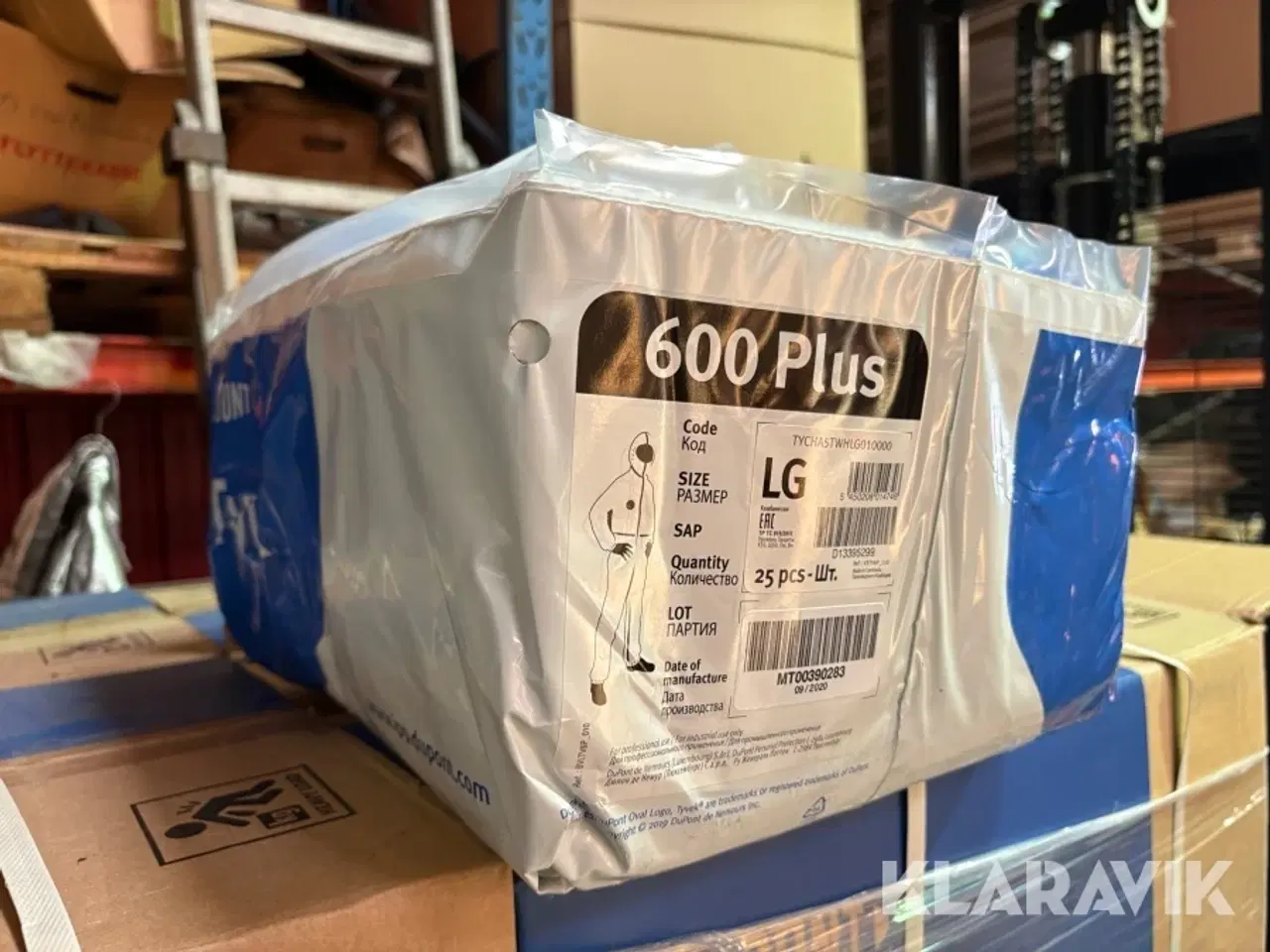 Billede 2 - Engangsheldragter Dupont Tyvek 600 plus, 200 styk