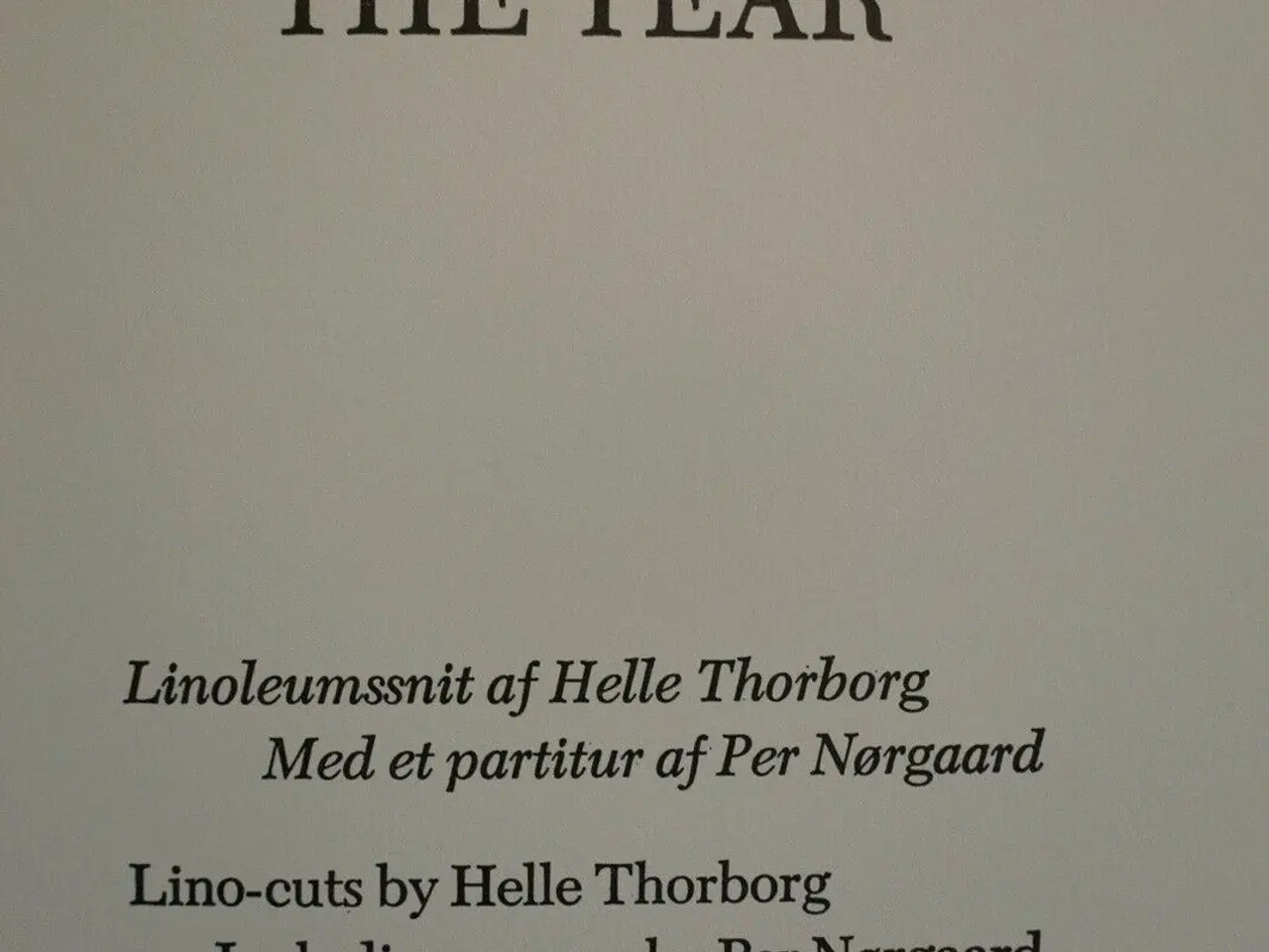 Billede 2 - året - the year, af ole sarvig. ill. af helle thor