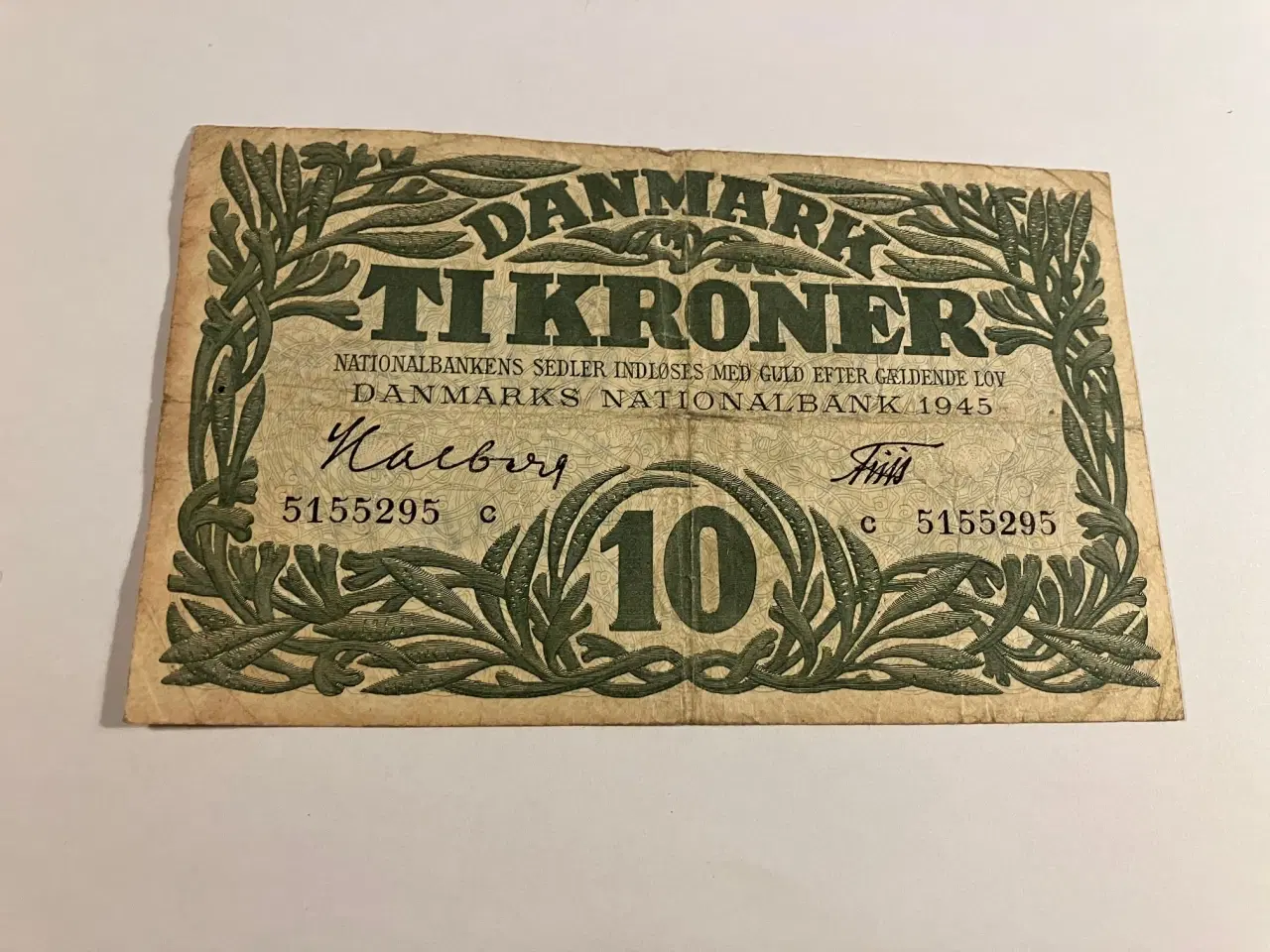 Billede 1 - 10 Kroner 1945 C Danmark