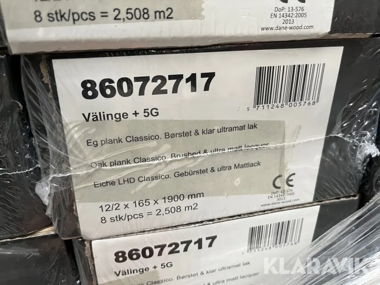 Billede 3 - Plankegulv Välinge Eg 110 m2