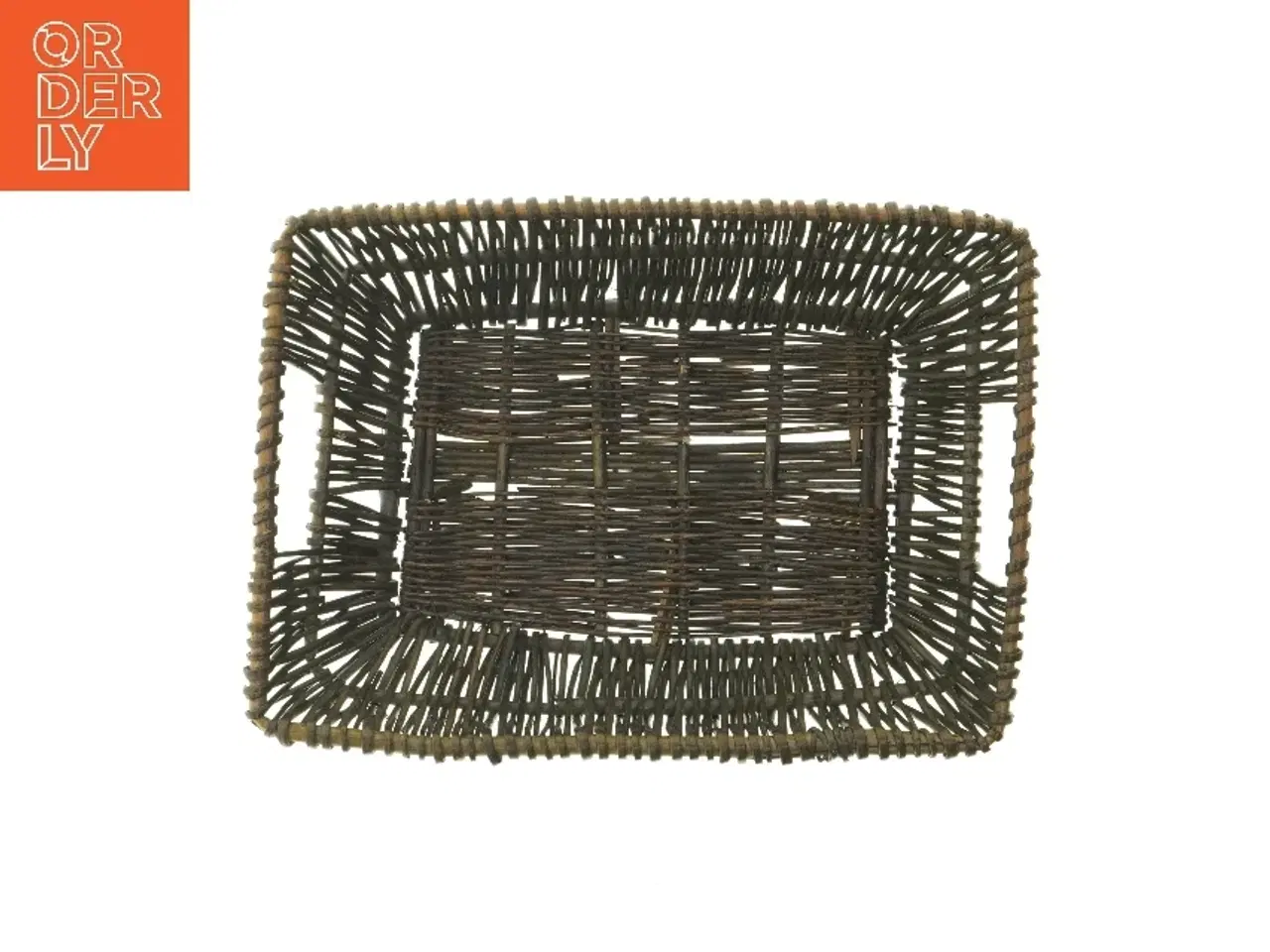 Billede 2 - Fletkurv i rektangulær form (str. 38,5x28 cm)