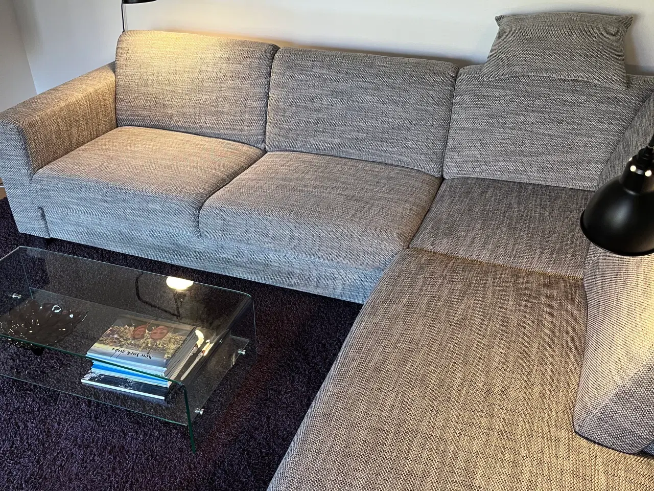 Billede 2 - Hjørnesofa med opbevaring og udtræk
