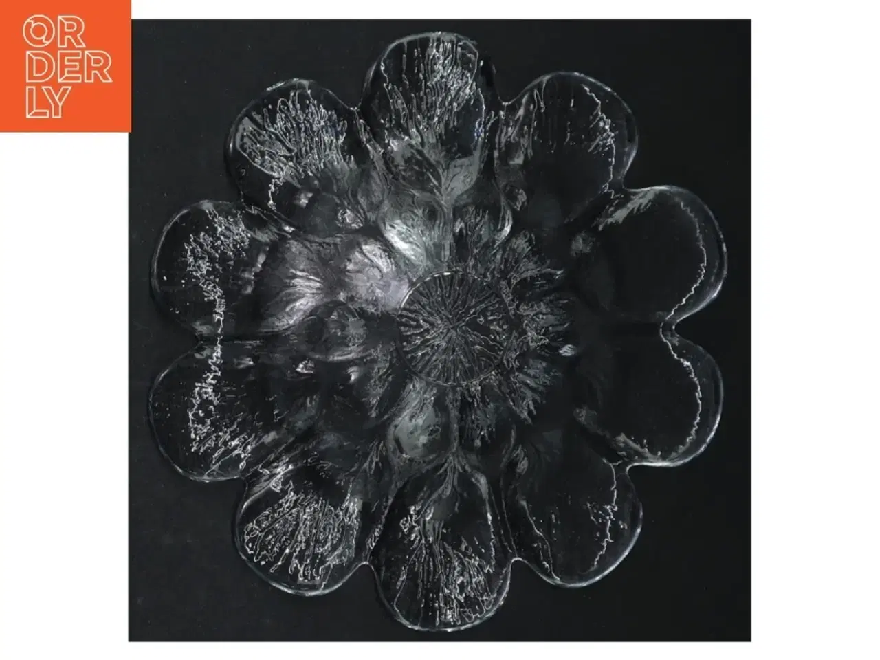 Billede 4 - Gennemsigtig glas skål (str. 17 cm)