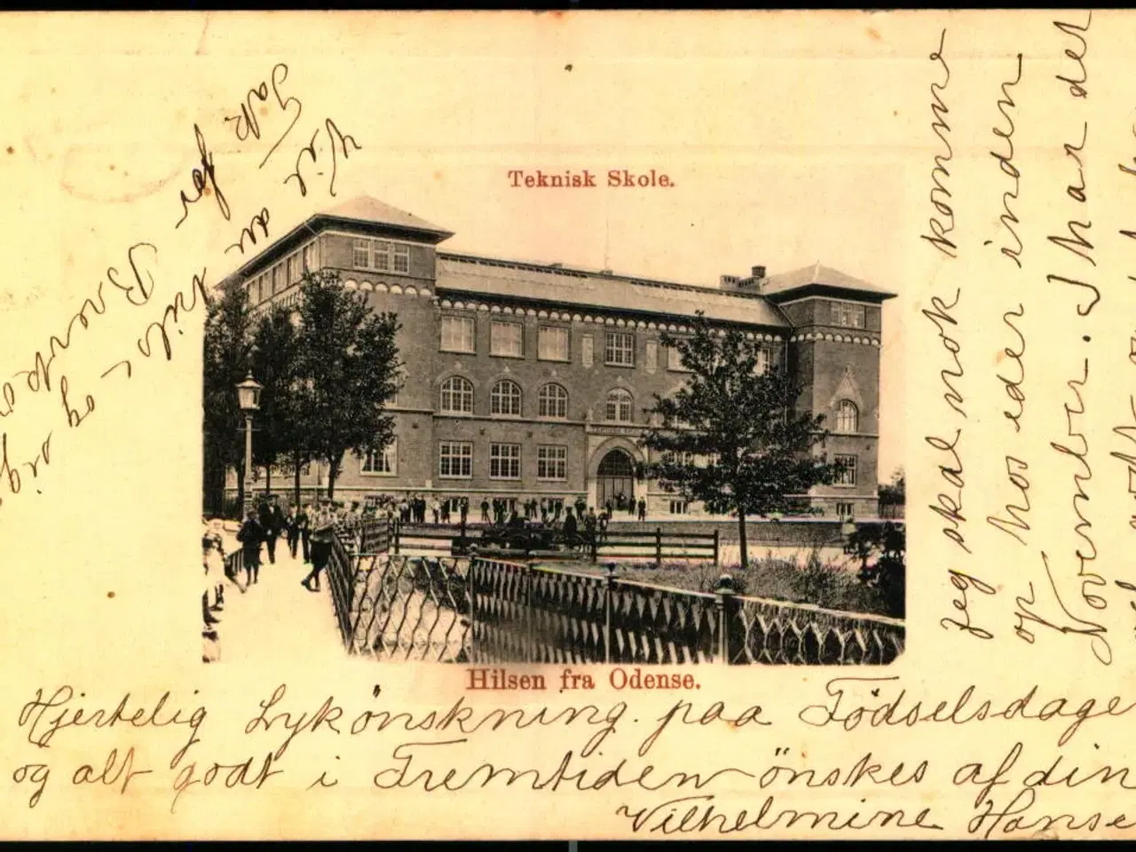 Billede 1 - Hilsen fra Odense - Teknisk Skole - Ed.F. & Co. 654 - Brugt