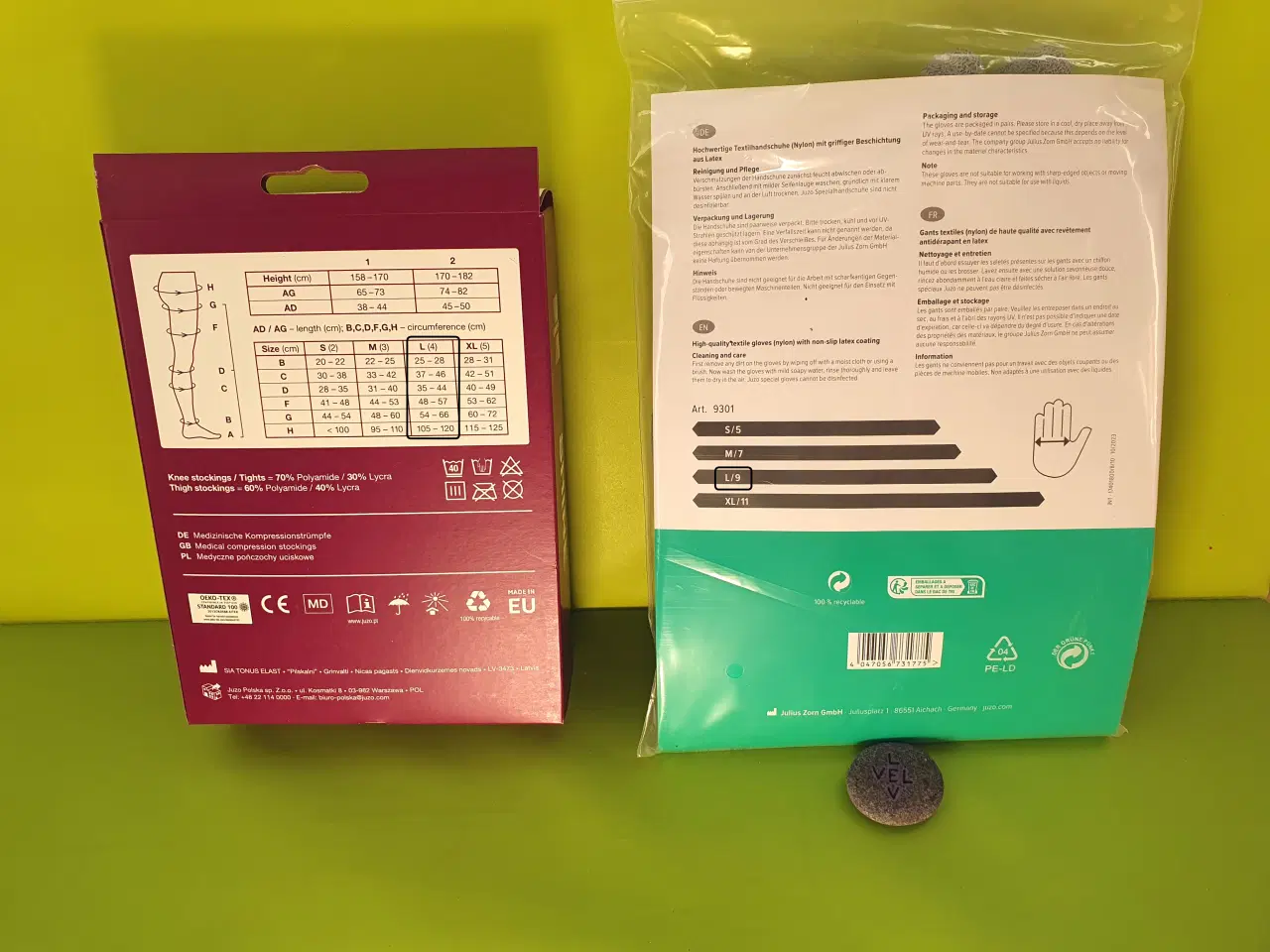 Billede 3 - Kompressionsstrømper klasse 2 og hansker