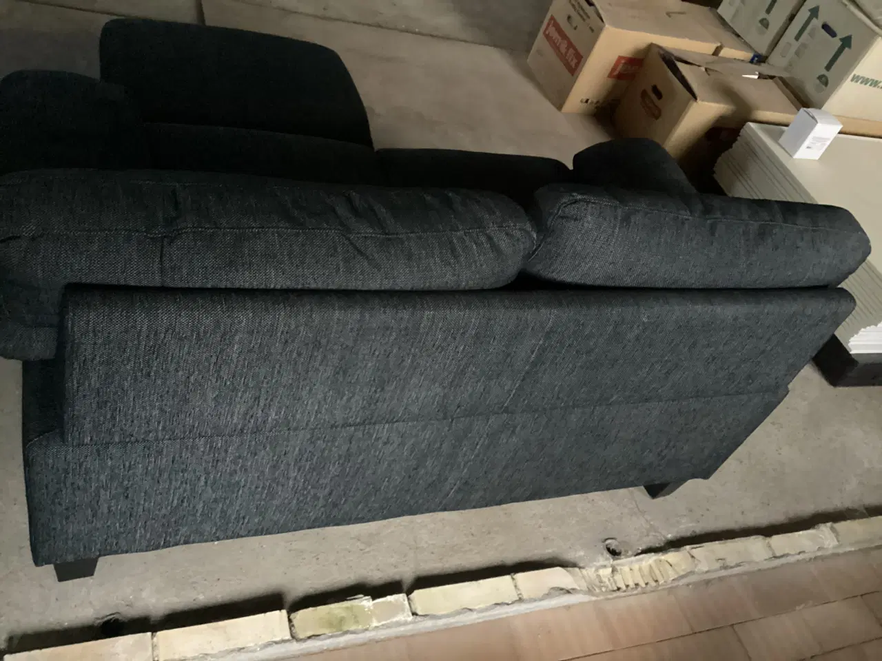 Billede 3 - 2 personers sofa med puf