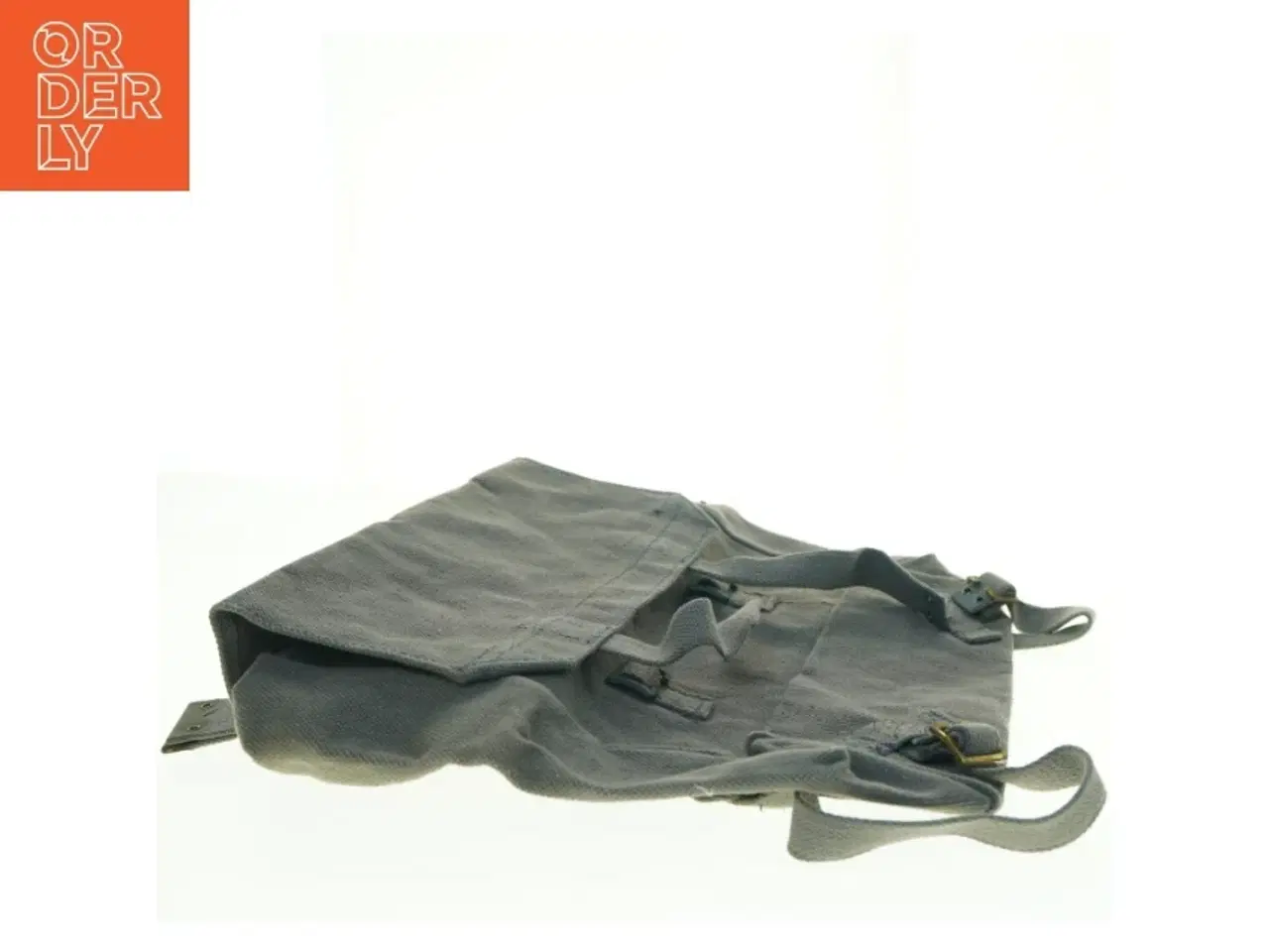 Billede 2 - Taske i grå canvas (str. 33 x, 10 x 36 cm)