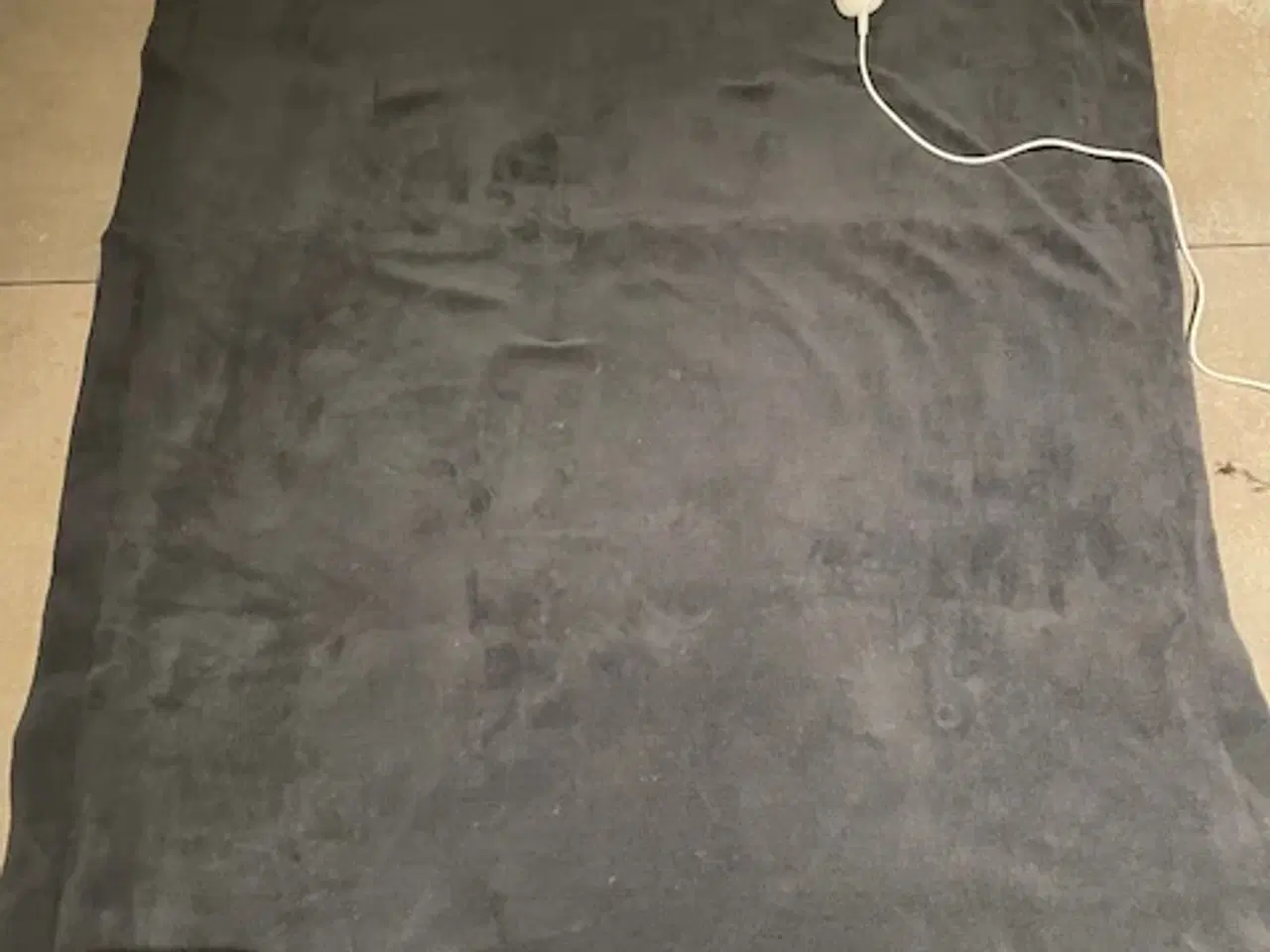 Billede 1 - Varmeplaid Elektrisk Tæppe 160x110 cm Grå Polyeste