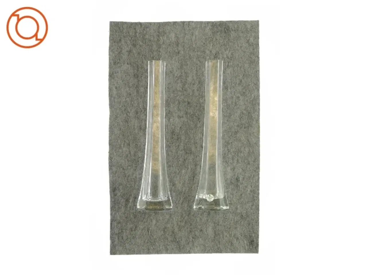 Billede 1 - Vaser (2 styks) i klart glas