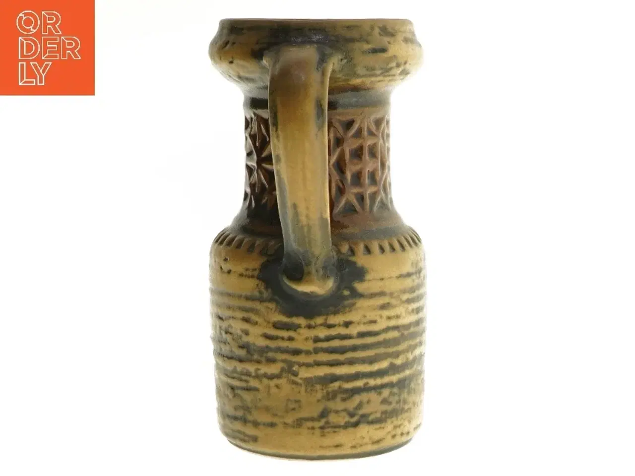 Billede 2 - Keramikkande med håndtag (str. Ø 8,5 cm længde 20 cm)