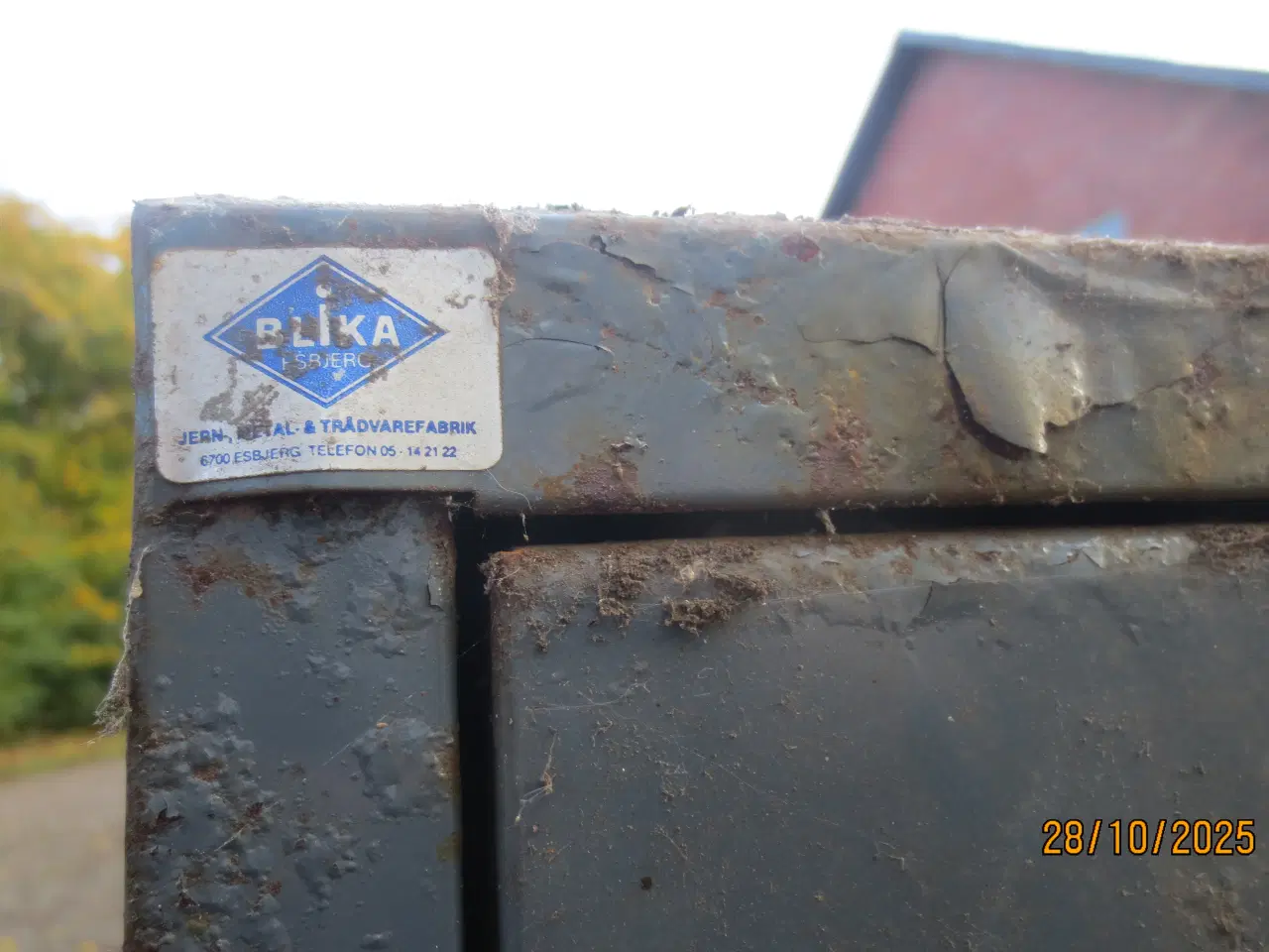 Billede 2 - 1 stk Blika Stålskab med 3 låger