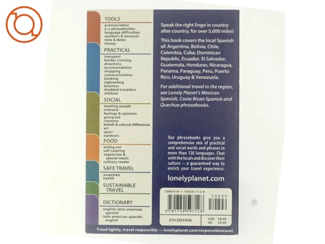 Billede 3 - Latin American Spanish Phrasebook af Roberto Esposto (Bog)