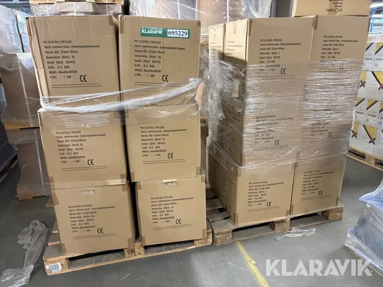 Billede 6 - Engangskittel Str. L, XL og 2XL - 5 paller