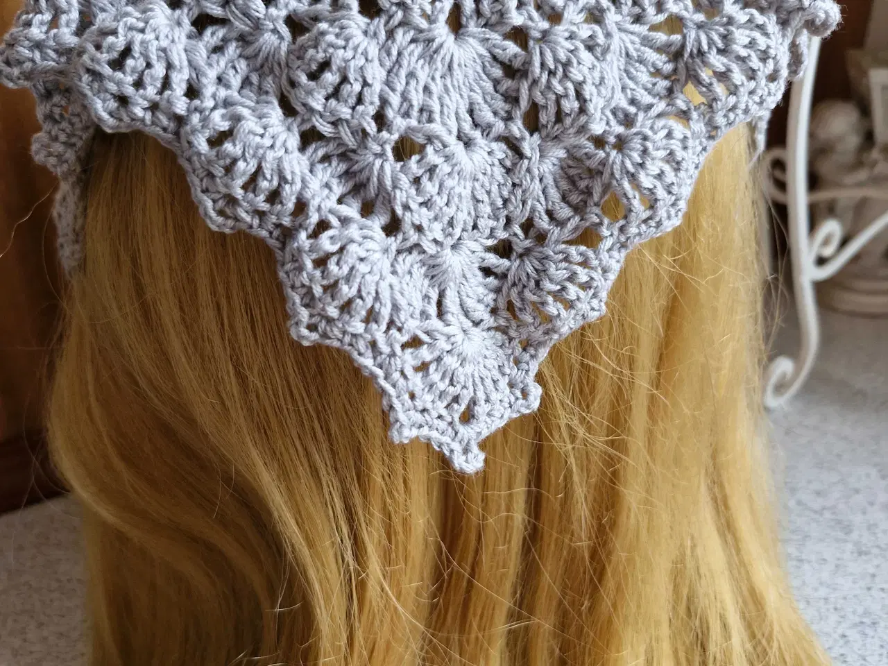 Billede 2 - Hæklet tørklæde 