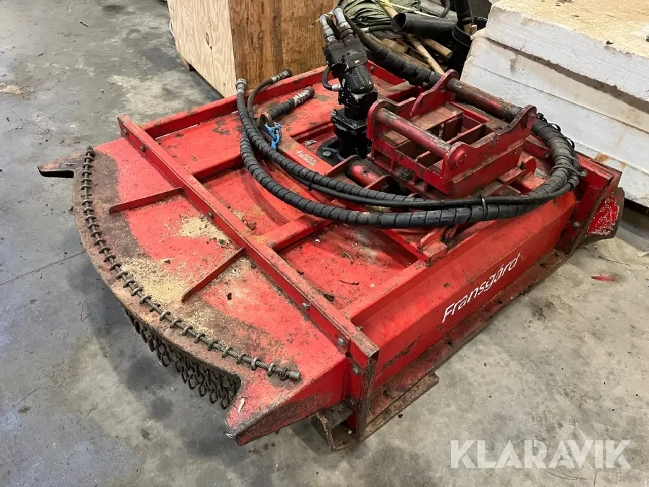 Billede 2 - Kæderydder Fransgård FKR-125HY - Hydrema skifte