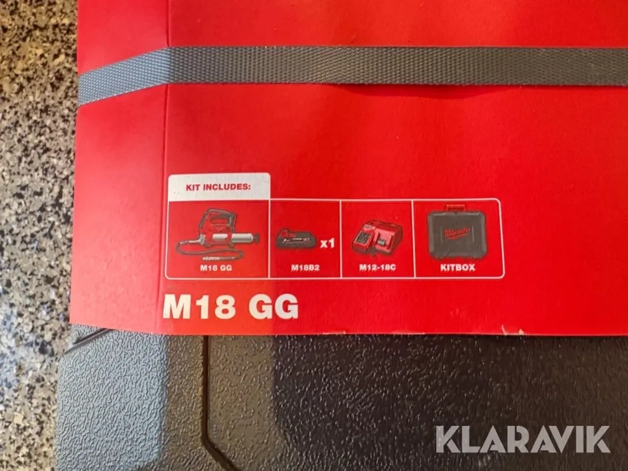 Billede 4 - Fedtpresse Milwaukee M18 GG-0