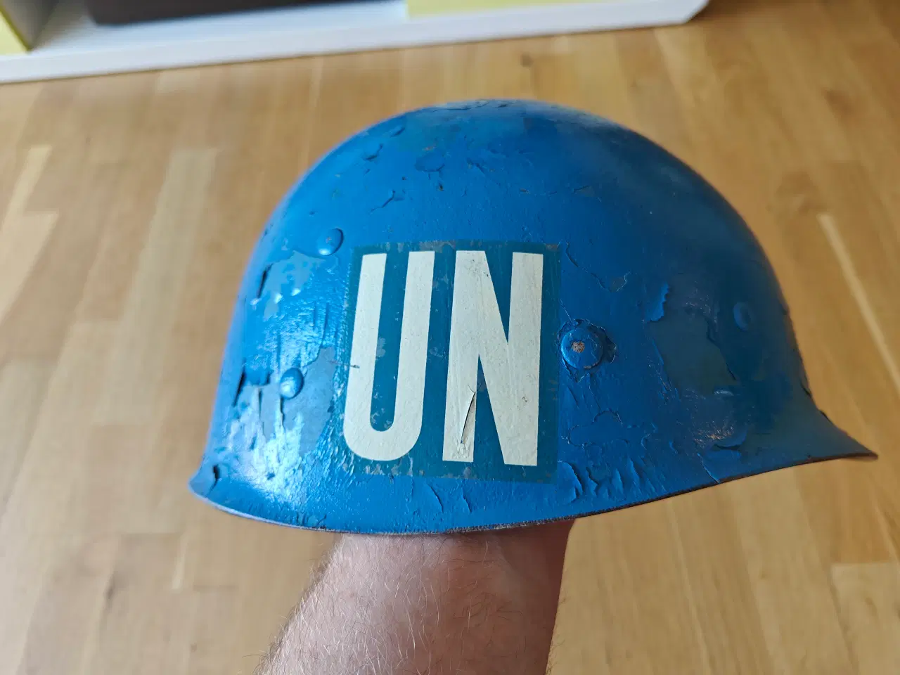 Billede 4 - UN militær blå liner med patina